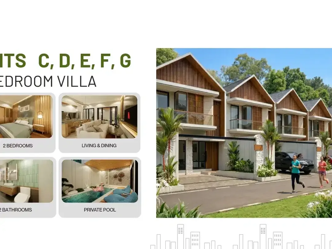 VILLA 2–3 BEDROOM DENGAN PRIVATE POOL DI JIMBARAN, BALI - Image 2 of 8