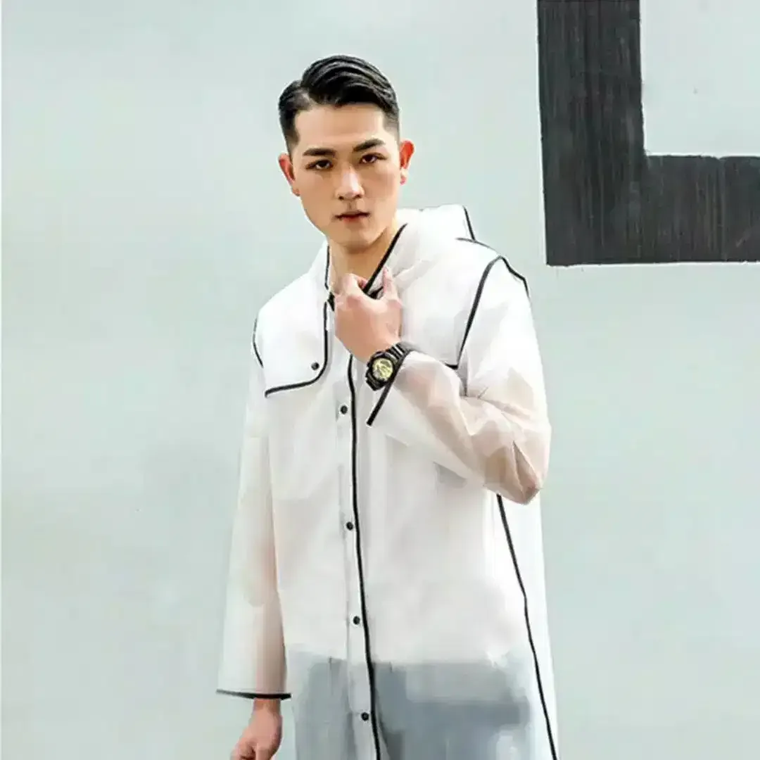 Jas Hujan Transparant without pocket - Image 2 of 6