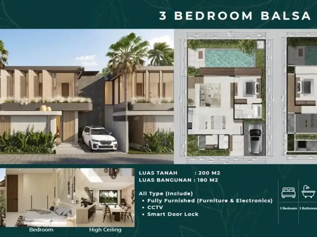 VILLA CLUSTER MEWAH PREMIUM 3 KAMAR DI PERBUKITAN UNGASAN - Image 5 of 10