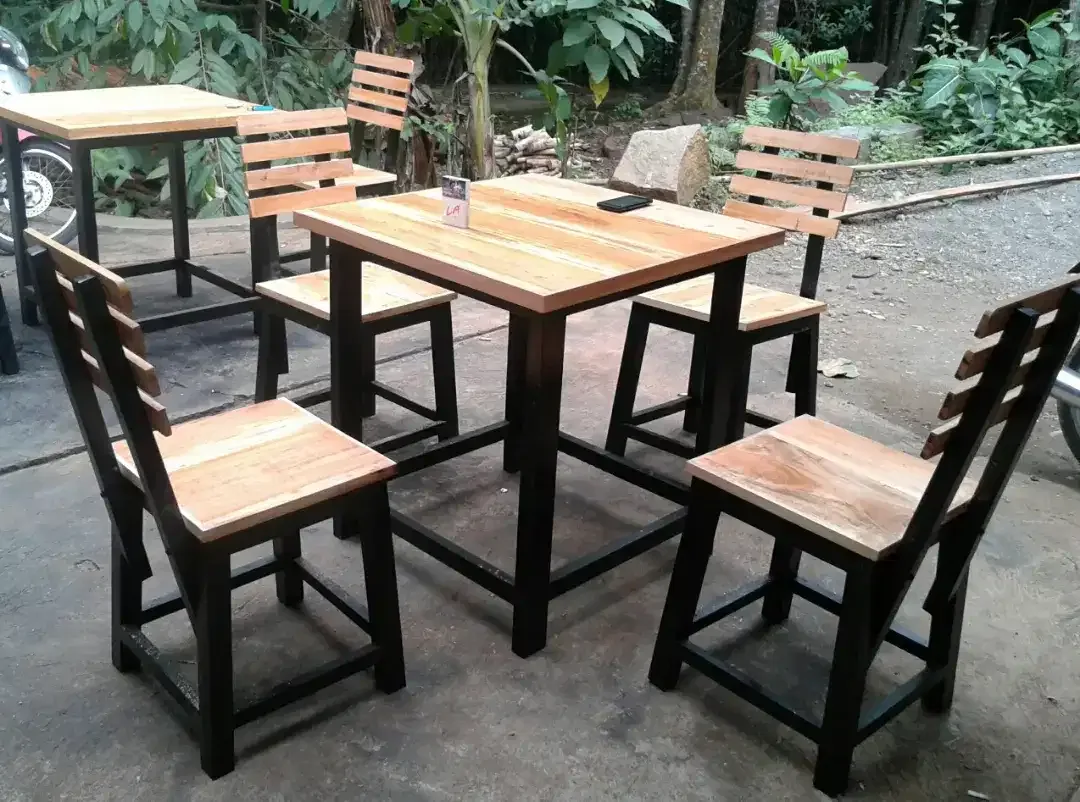 Jual meja kursi caffe/resto bayar cod - Image 2 of 4