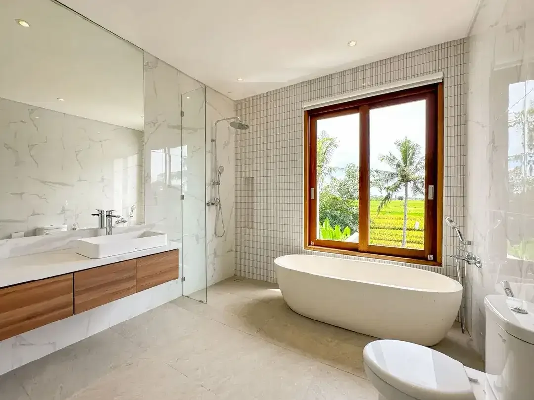 BRAND NEW TROPICAL MODERN STYLE RICE FIELD AND RIVER VIEW AT KEDUNGU TABANAN - Image 10 of 10