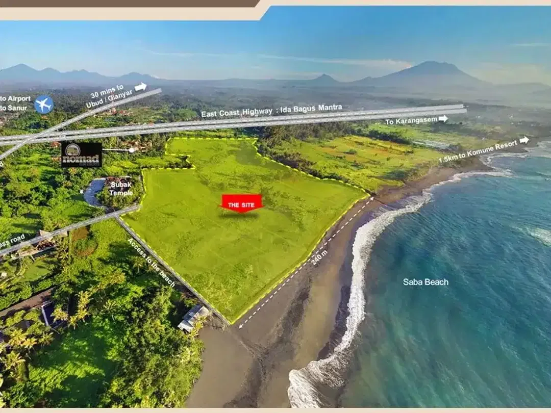Dijual Tanah Pinggir Pantai Saba Beach - Image 2 of 2