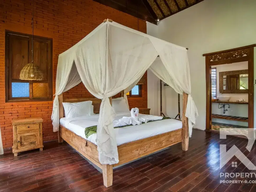 Vila 3 Kamar Tidur yang Santai dengan Pemandangan Hutan di Ubud Bali untuk Disewakan Leasehold - Image 7 of 10