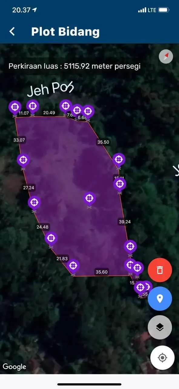 TANAH LOS SUNGAI COCOK UNTUK VILLA LOKASI BUWIT TABANAN - Image 2 of 10