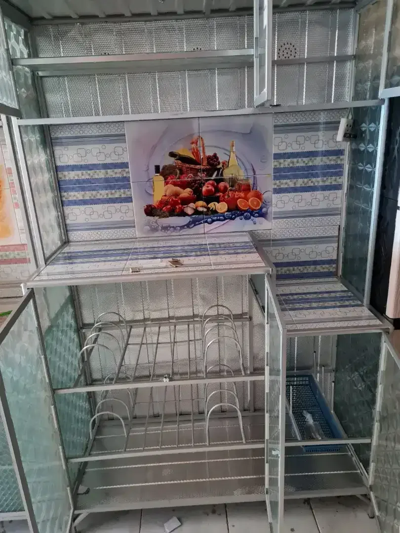 Rak piring 2 pintu full almunium - Image 3 of 3