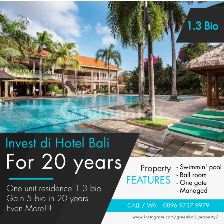 Apartemen 2 BR Nusa Dua Dijual Leasehold 20 Tahun Furnished - Image 1 of 4