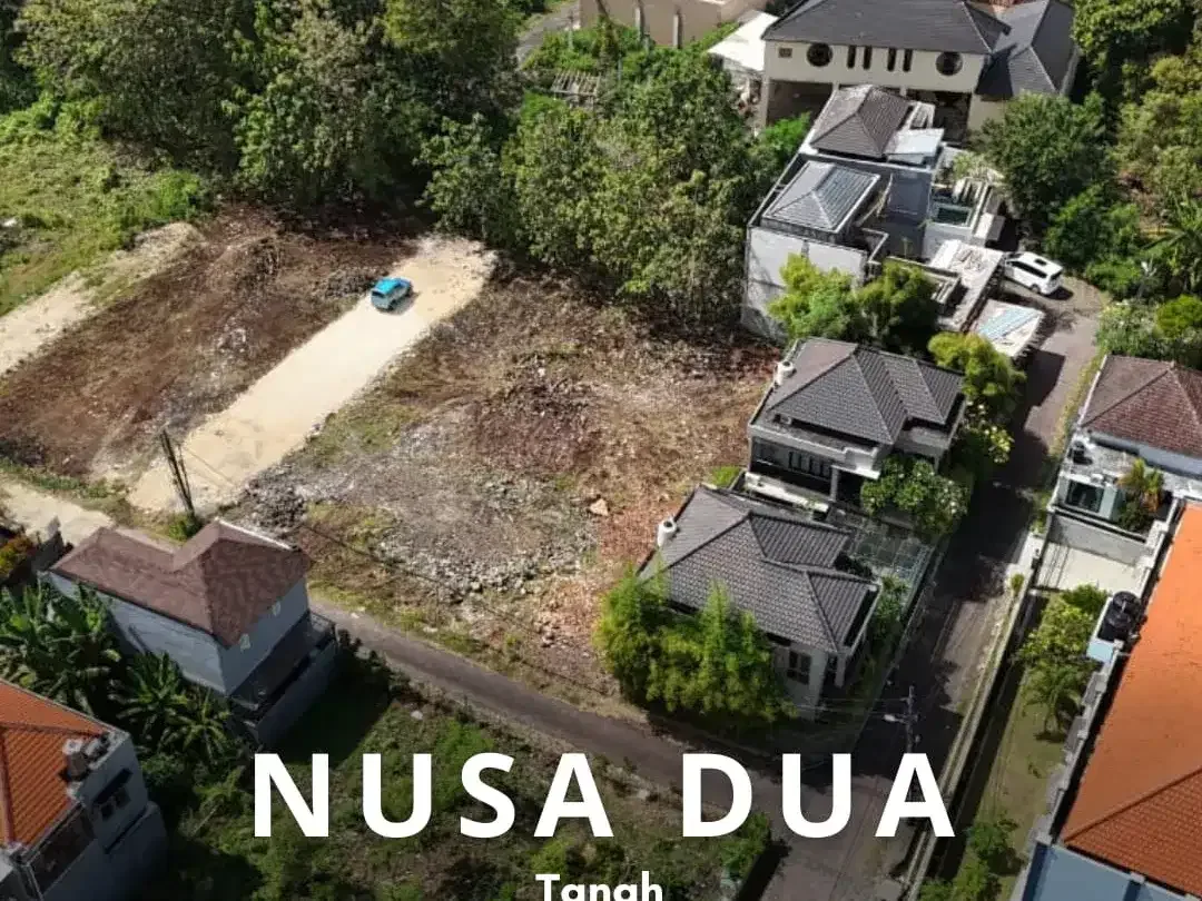 Tanah Taman Mumbul Nusa Dua Lingkungan Villa Area Luasan Kecil - Image 1 of 10