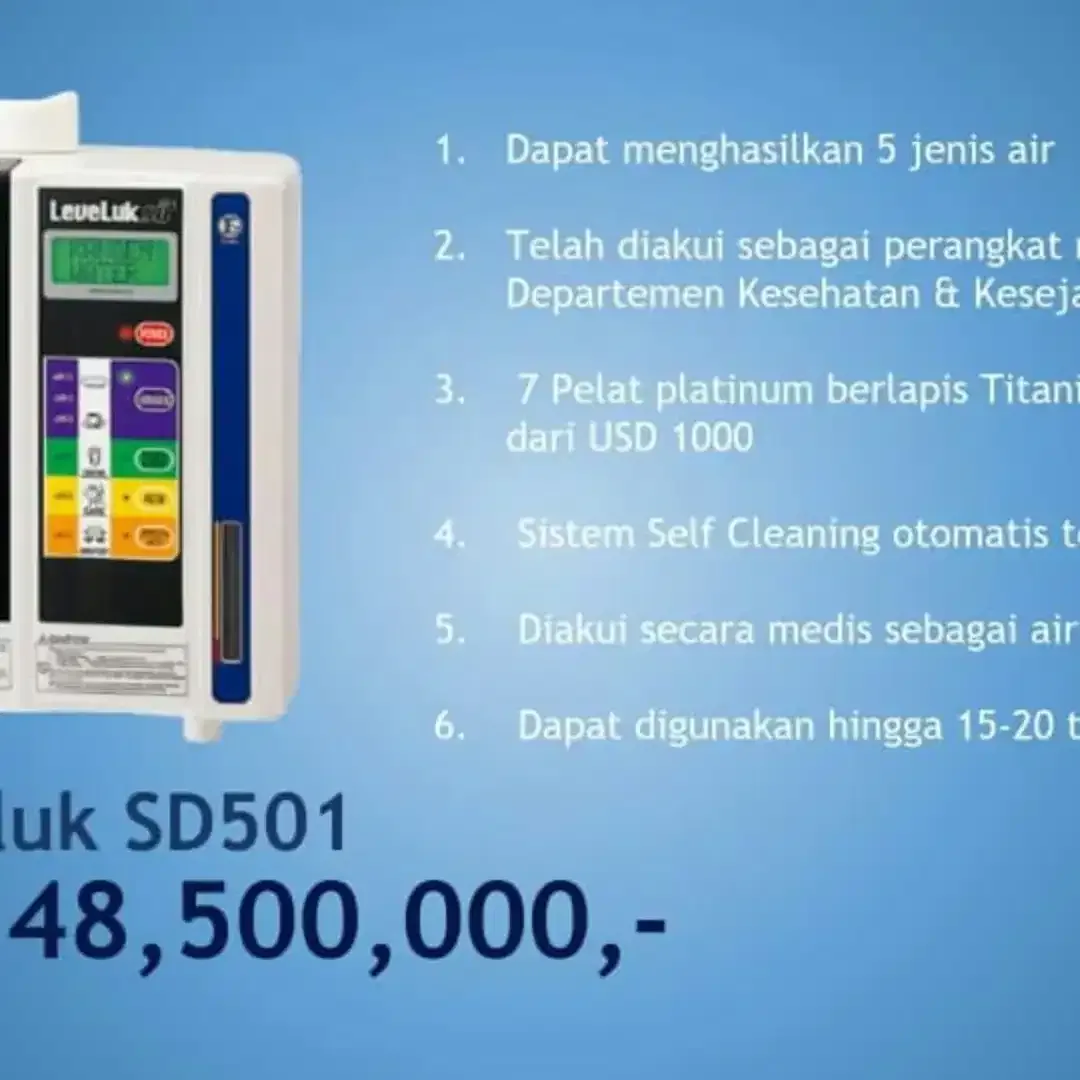Mesin kangen water alkali antioksidan dan microclester seken rasa baru - Image 8 of 10
