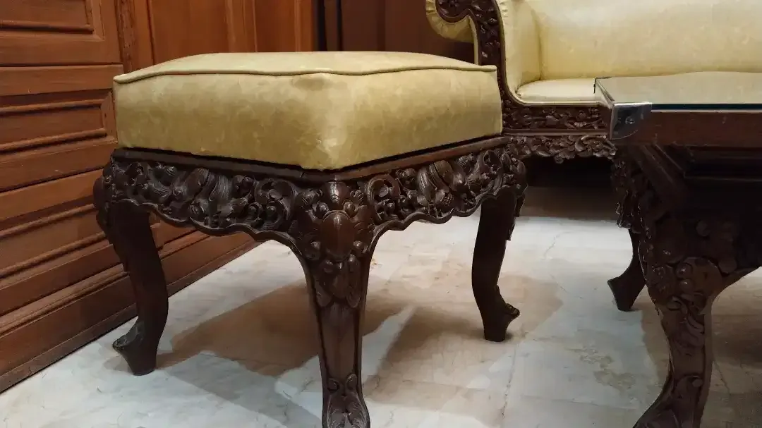 SOFA UKIR & MEJA UKIR BALI ASLI KAYU JATI SATU SET - Image 9 of 9