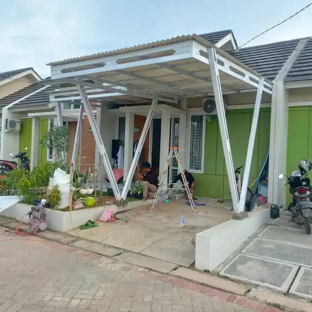 Kanopi baja ringan terpasang rapi kuat kokoh - Image 9 of 10