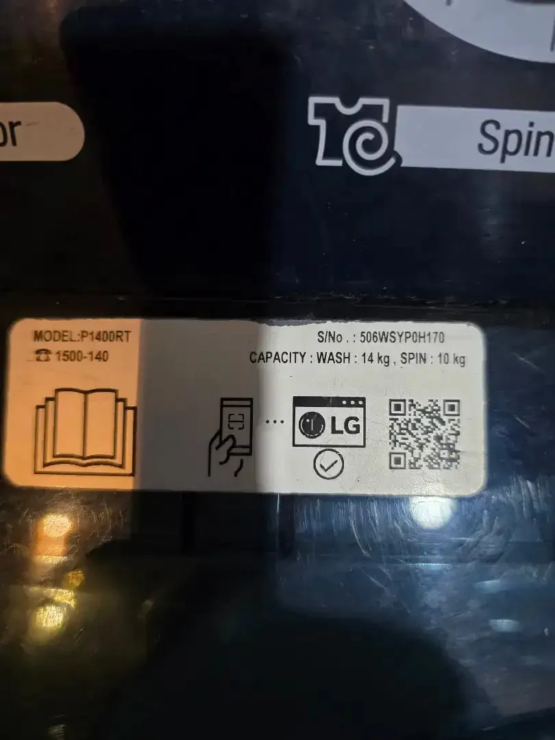 Mesin cuci LG 14kg , 2 tabung - Image 3 of 3