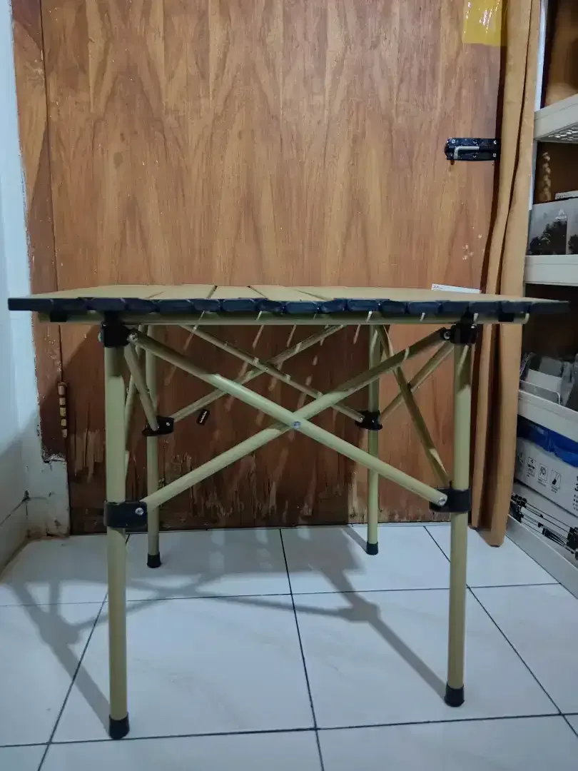 Meja Camping Lipat Outdoor portable 55x52x49cm Bhn kuat kokoh free tas - Image 4 of 4