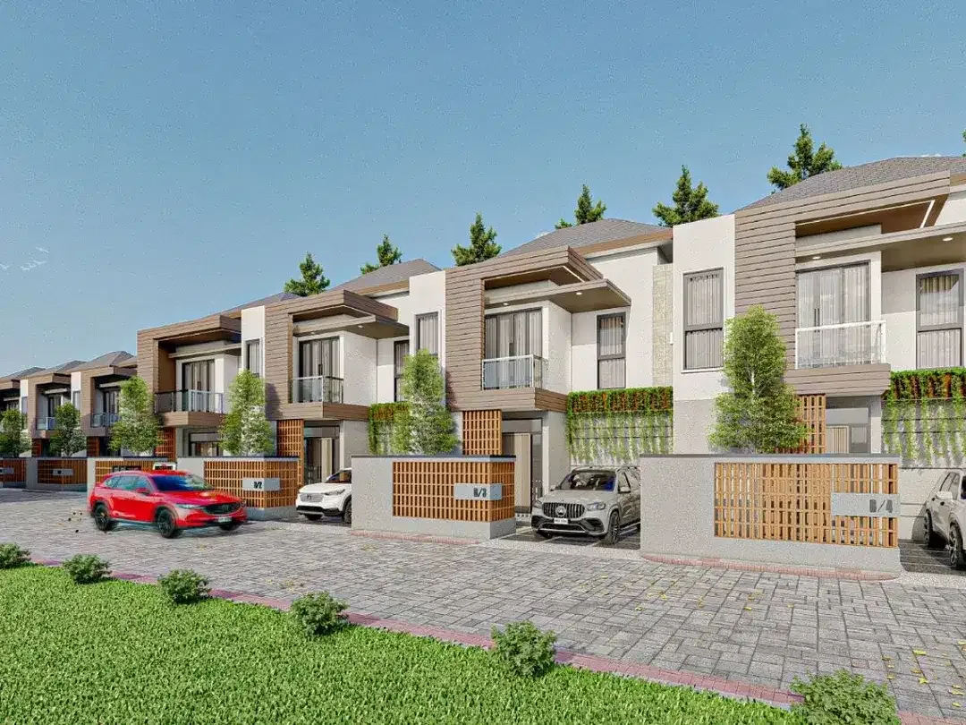 rumah baru 2 lantai yang berlokasi di jimbaran,daerah strategis,dkt gwk - Image 3 of 10