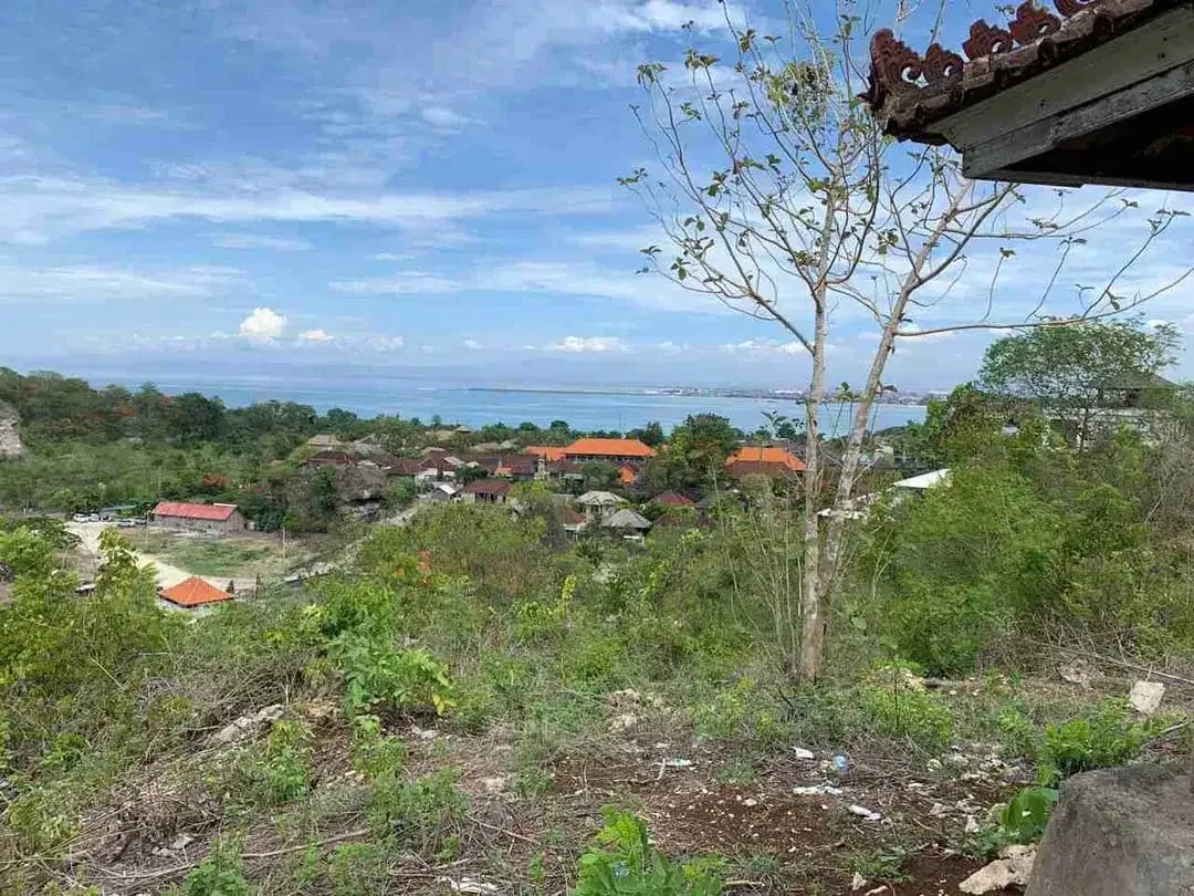 BARANG MURAH Dijual Tanah Full View Laut di Jalan Raya Utama Uluwatu Jimbaran Bali - Image 2 of 10