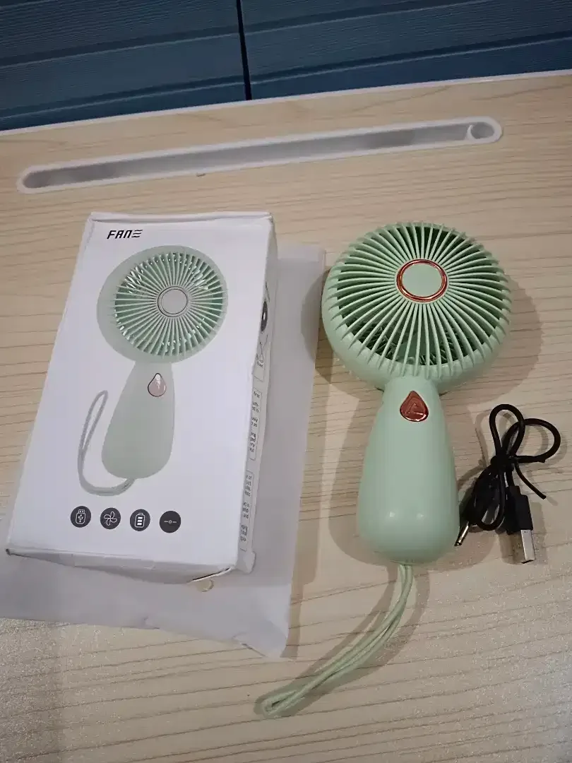 35rb BARU- Dijual Murah Kipas Angin Mini Fan Genggam Cute Portable+Led - Image 5 of 10