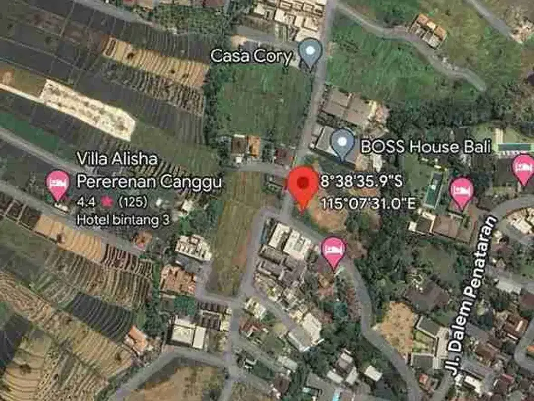 Di jual tanah sangat langka ke pantai hanya 4 menit lingkungan villa mewah lingkungan bersih sangat cocok untuk di bangun villa - Image 6 of 9