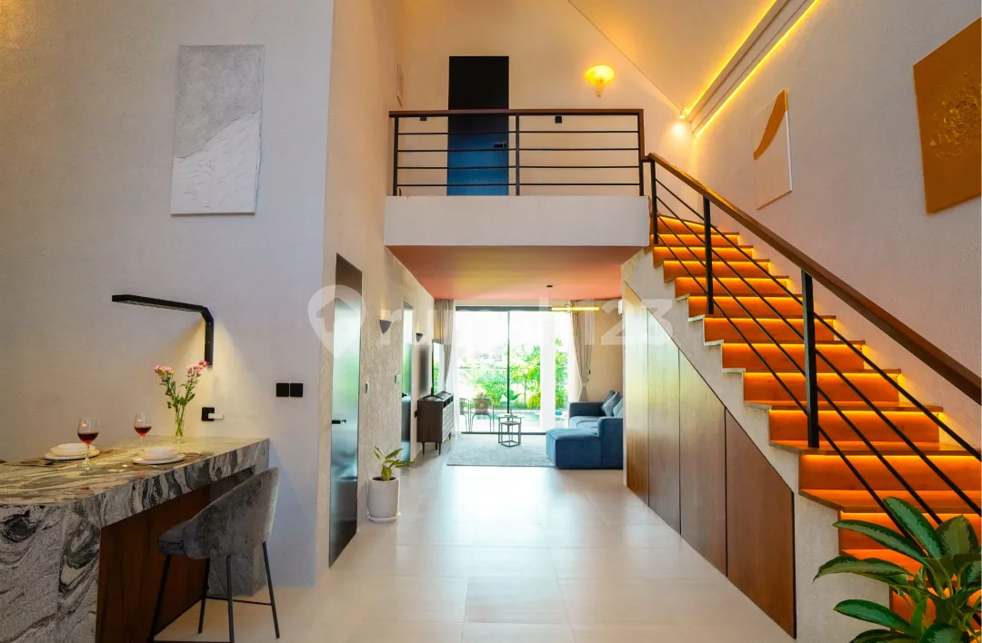 For Lease (Bukan Shm) - Contemporary Tropical 2 Bedroom Villa In Canggu With Private Pool - Svlc127 - Image 3 of 4