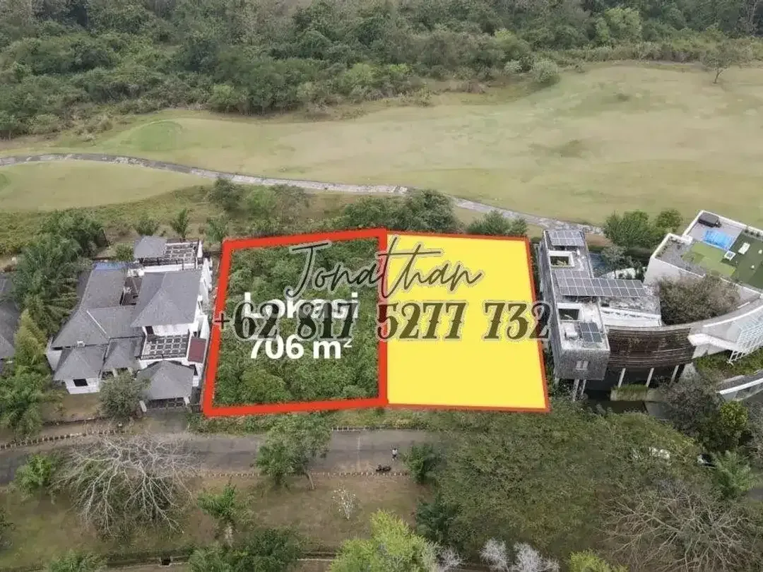 Dijual Tanah Ocean dan Golf View Zona Wisata di Pecatu Indah Resort Bali - LSADT - Image 1 of 10