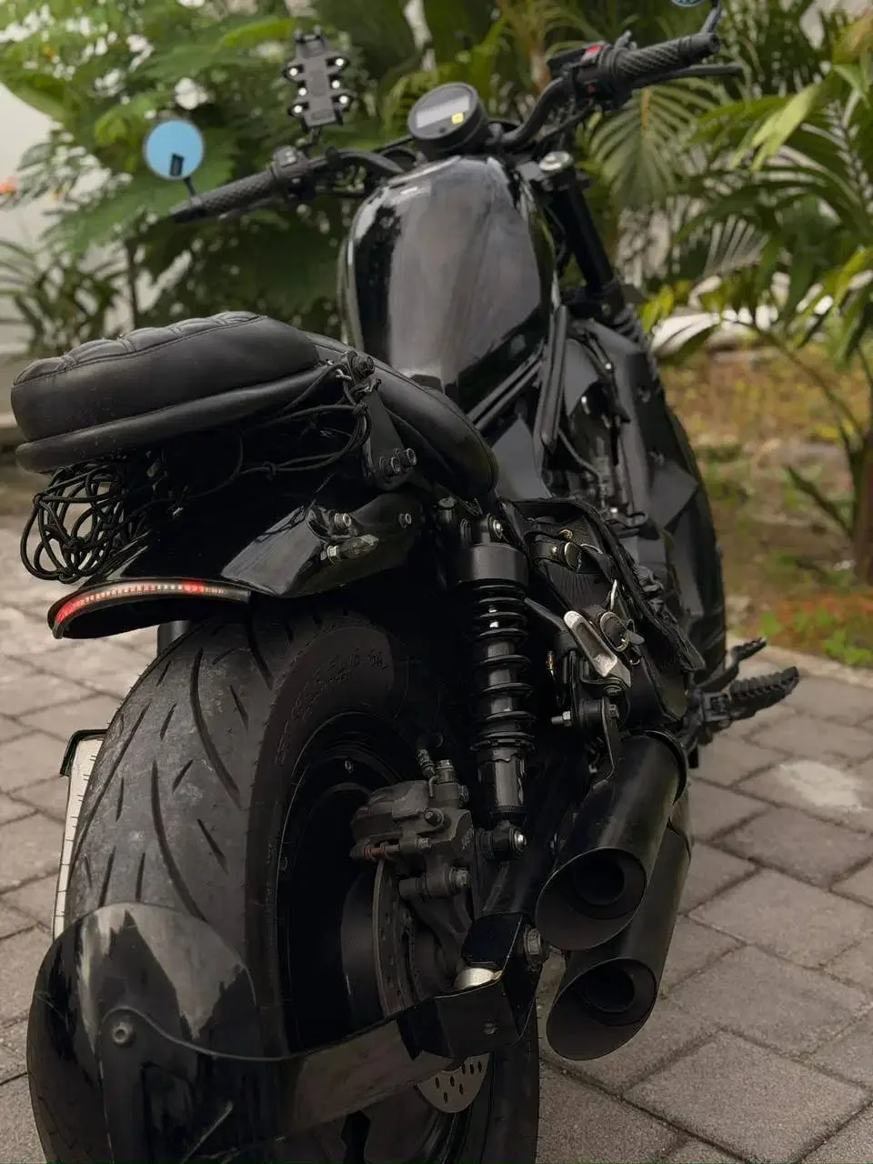 FOR SALE — Honda Rebel 500 (2019) | Fully Customized Blackout Build - Image 8 of 9