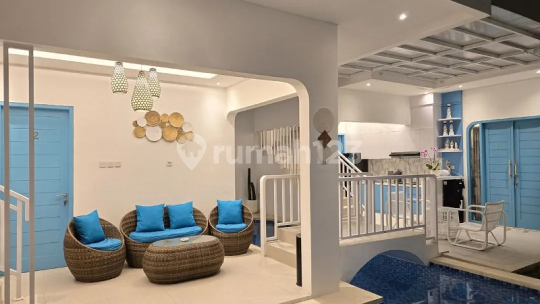 Brand New Santoriny Villa Near To Melasti Beach In Pecatu Badung - Image 1 of 4