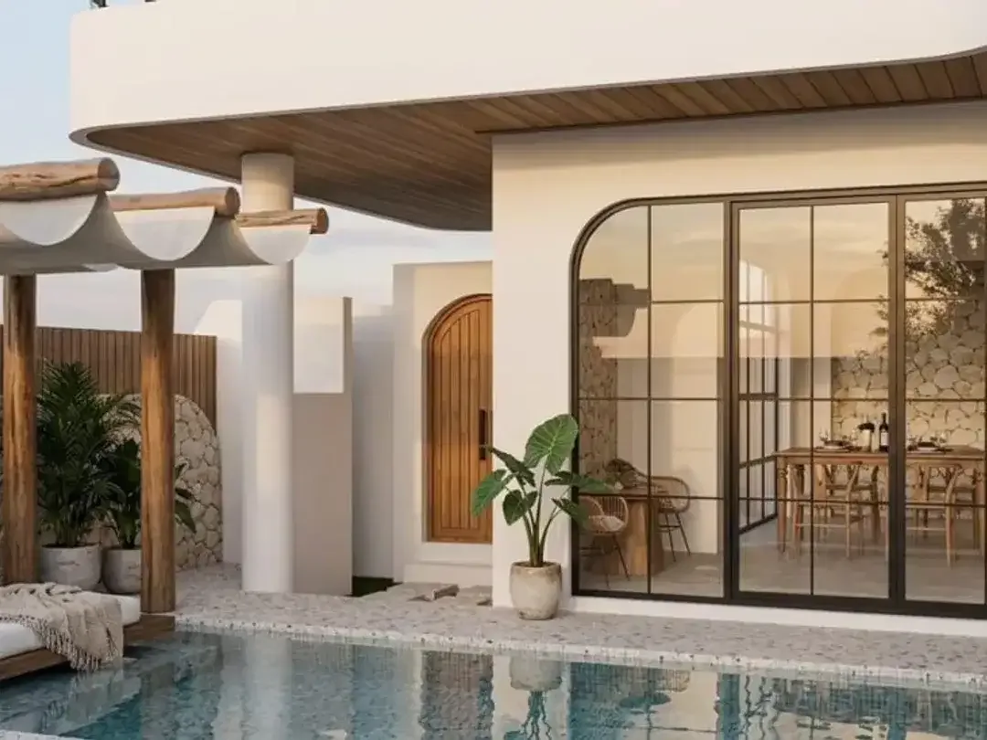 Villa Mediterranean, Fully Furnished in Uluwatu, Ungasan dekat Pantai2 Selatan Bali - Image 5 of 10