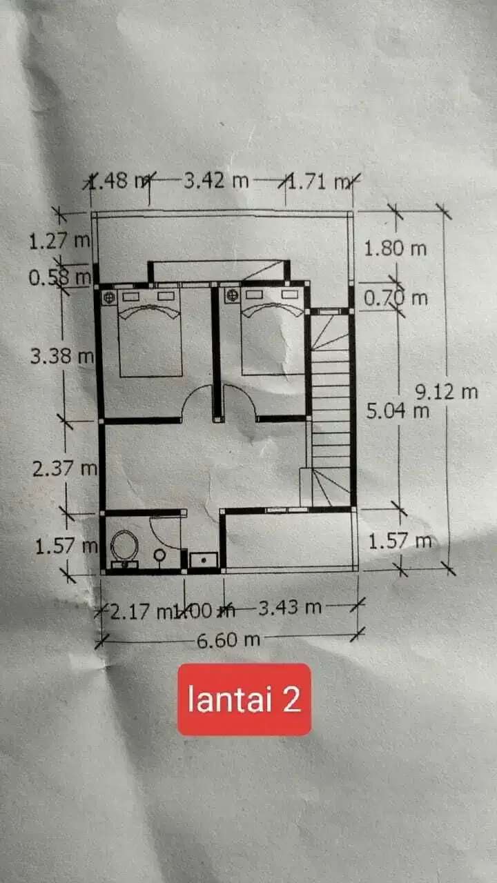 Promo hunian baru 2lt antasura free pajak dkt sman8,warung mina jl5mtr - Image 6 of 7