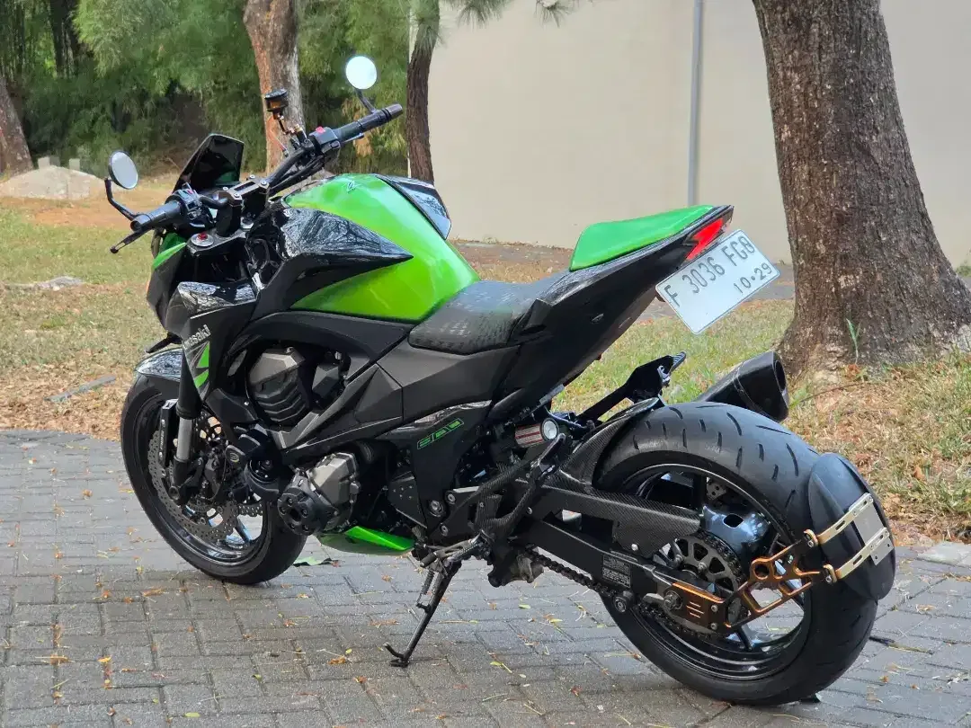 Moge Naked Kawasaki Z800 th 2014 km18rb Antik Siap Gas Turing Like New - Image 9 of 10