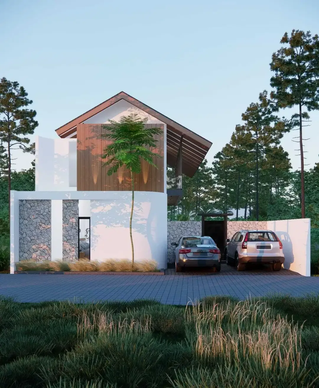 HUNIAN VILLA MODERN TROPIS 3BR LOKASI DEKAT BEACH JIMBARAN - Image 3 of 4