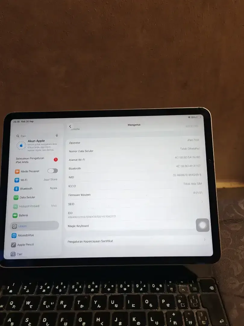 Ipad Pro + Keyboard 11 inch Wifi Cell iBox Resmi - Image 4 of 4