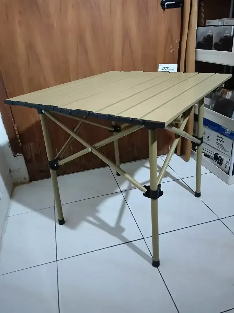 Meja Camping Lipat Outdoor portable 55x52x49cm Bhn kuat kokoh free tas - Image 1 of 4