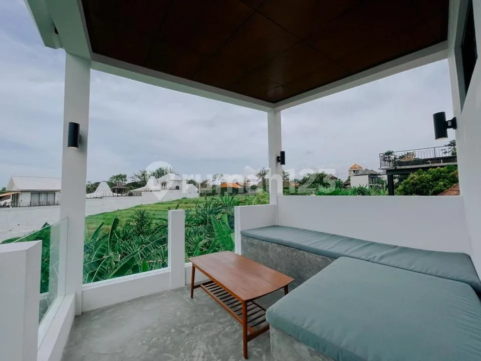 2br Leasehold Yearly Tropical Villa View Sunset Sawah Canggu - Image 2 of 4