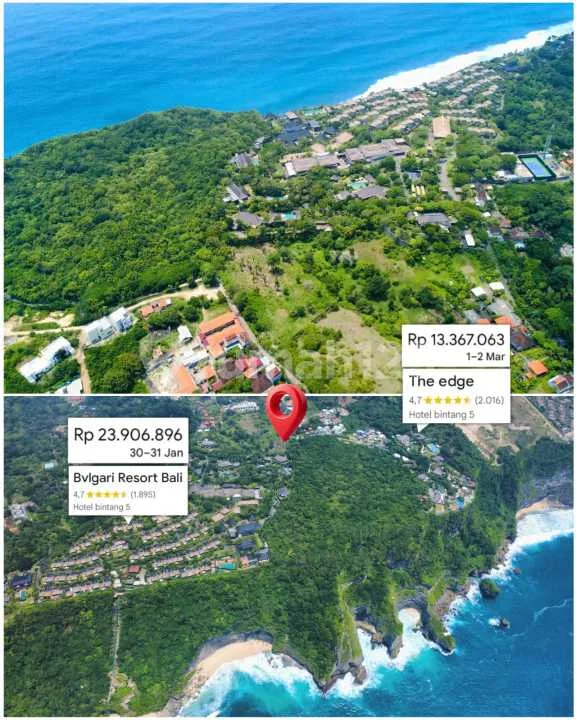 Tanah Premium View Laut Disebelah Hotel Bintang 5 Uluwatu - Image 2 of 4