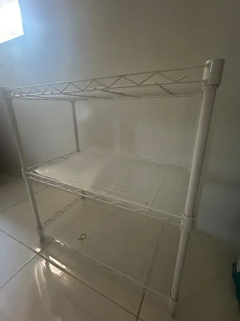 Stora Rak Besi Tingkat 3 - Putih - Image 1 of 3