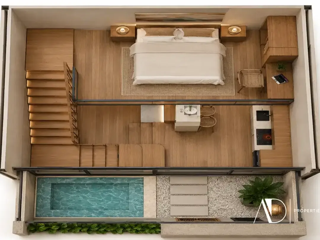 LEASEHOLD | TROPICAL LOFT RESIDENCES IN KEROBOKAN - Image 2 of 10