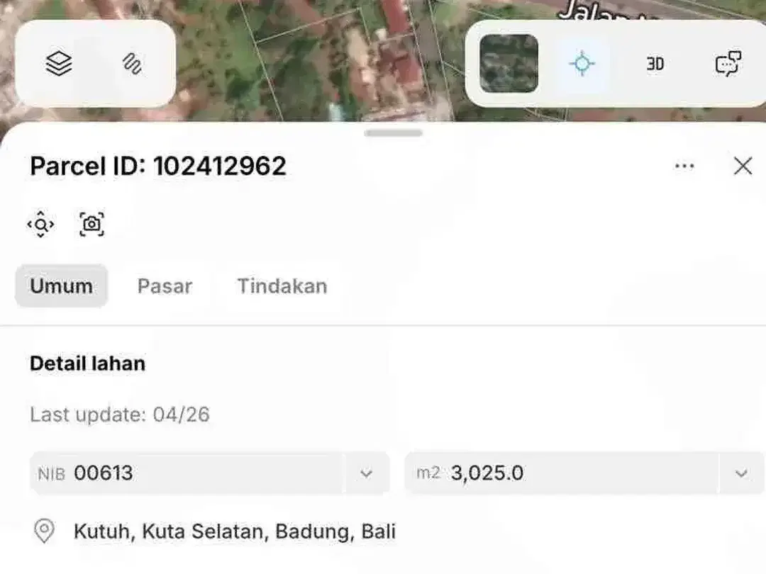 Dijual tanah murah jalan utama nusadua Bali cocok untuk hotel dll - Image 7 of 8