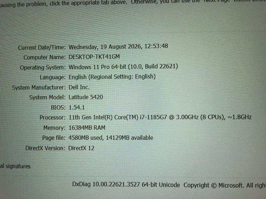 DELL Latitude E5420 Core i7Gen11 Ram 16GB SSD 256GB Touchscreen mulus - Image 10 of 10