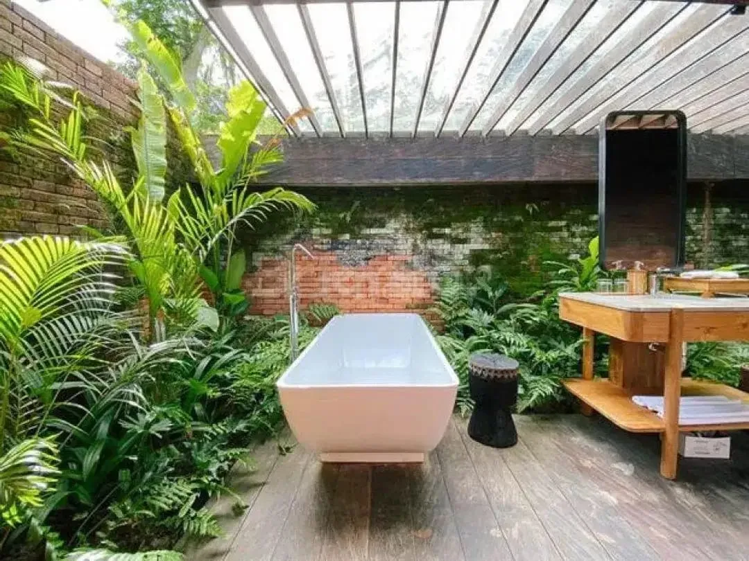 Modern Tropical Villa With Forest And River View Di Ubud - Image 6 of 8