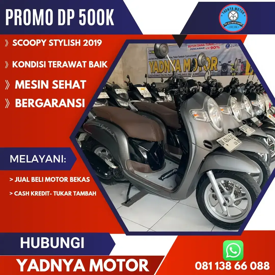 SCOOPY STYLISH 2019/YADNYA MOTOR - Image 1 of 2