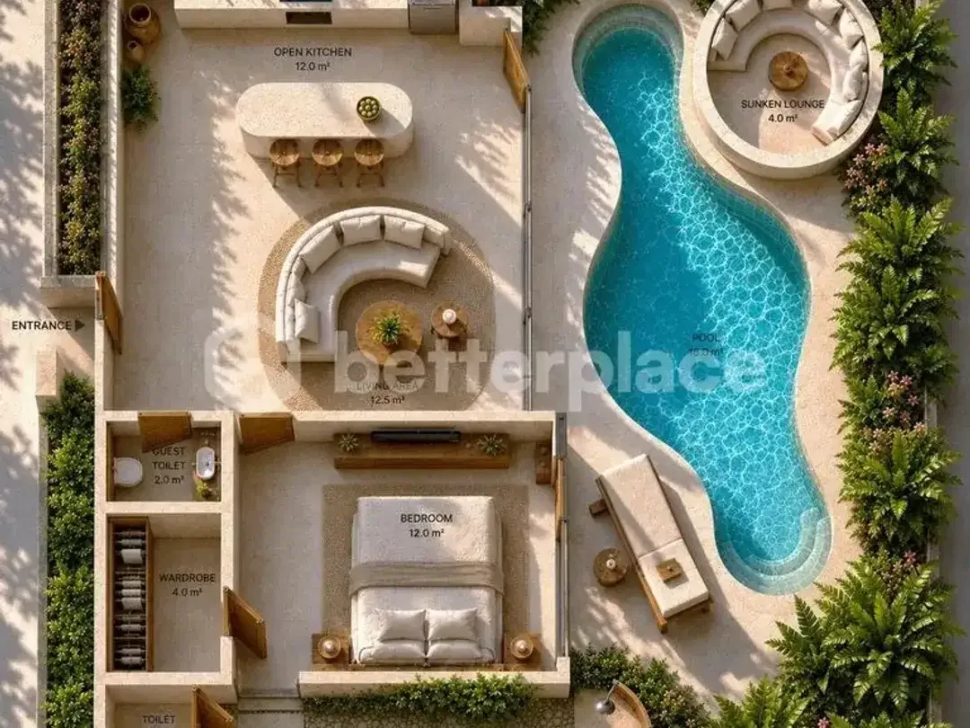 Modern Tropical Villa in Peaceful Nusa Dua – 1 Bedroom with Excellent Investment Potential - Image 8 of 8