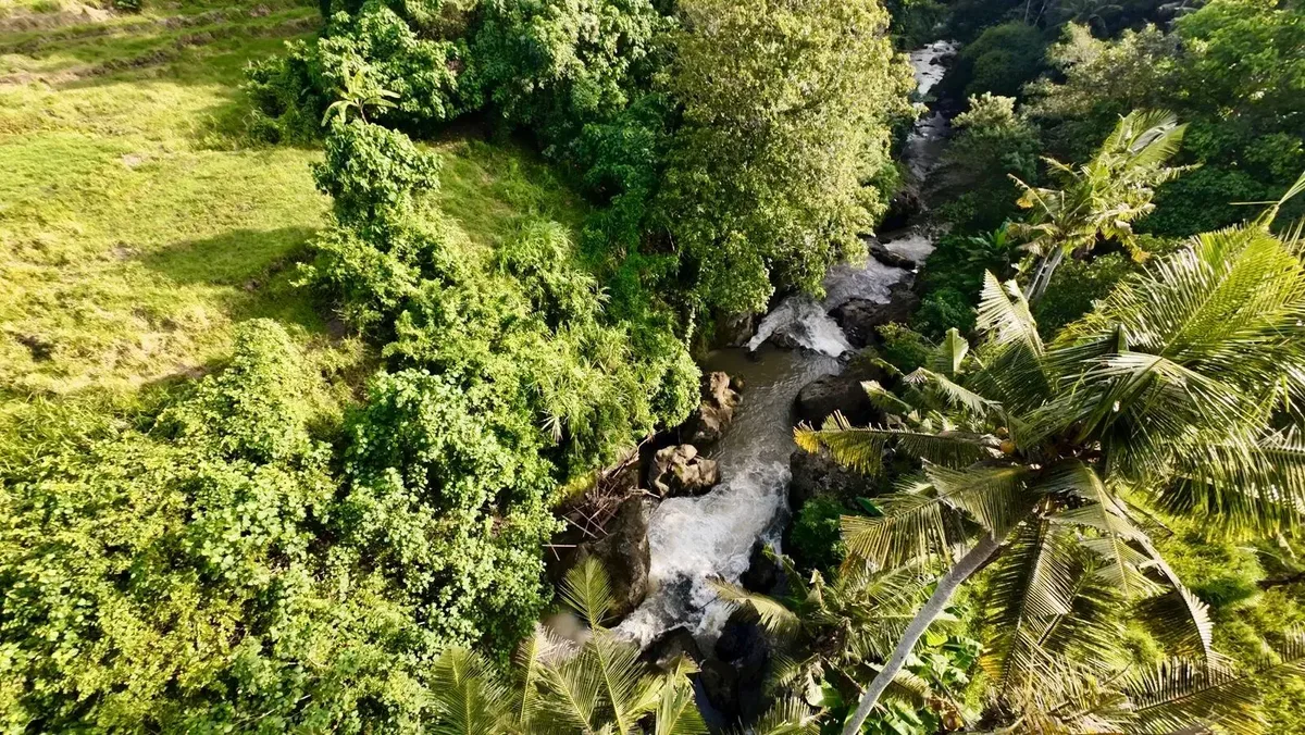 River Land above a Jungle Gorge — 12.62 Are, Tabanan - Image 1 of 2
