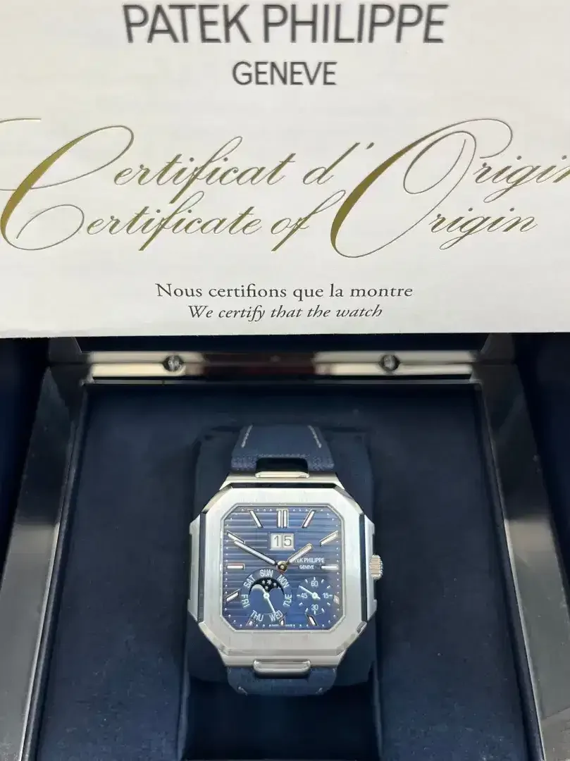 NEW PATEK PHILIPPE CUBITUS BLUE RUBBER - Image 1 of 8