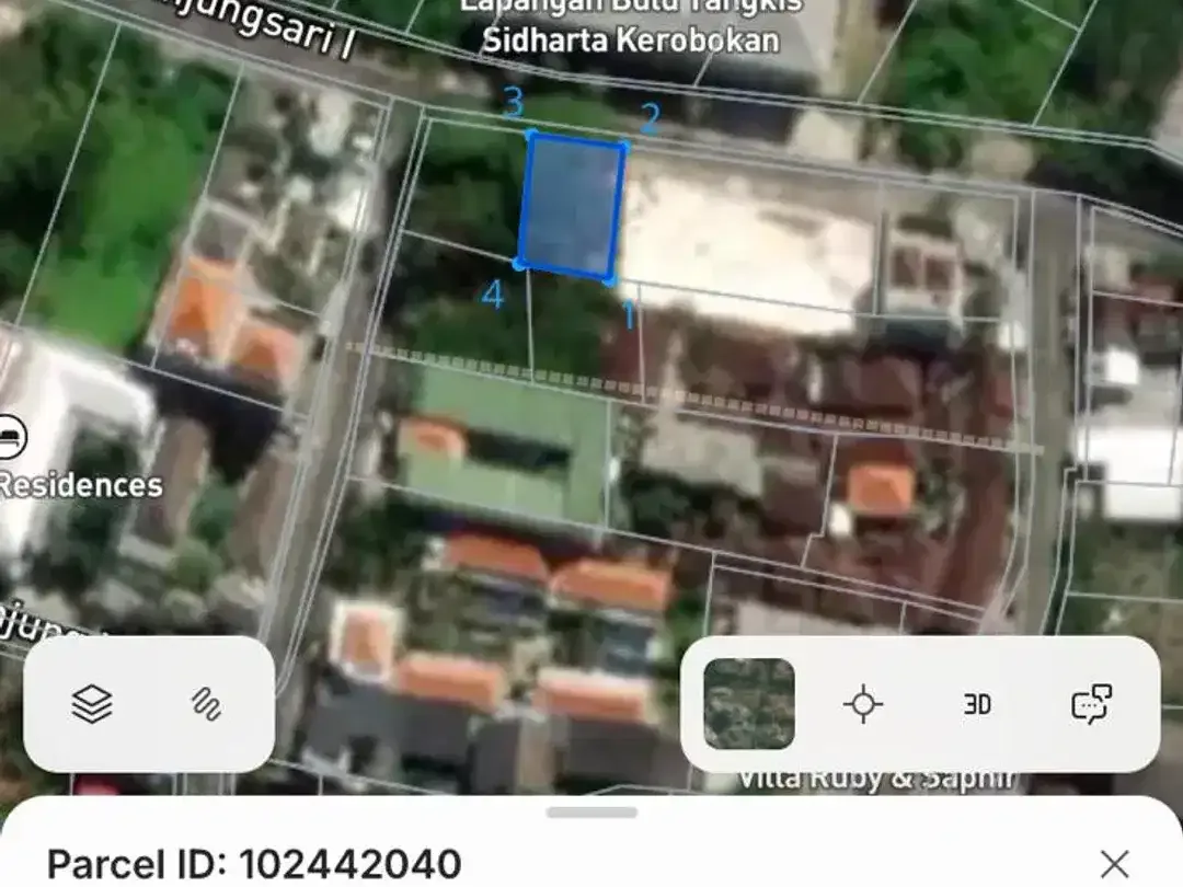 Tanah Strategis Lingkungan Vila Mewah di Persada Kerobokan - Image 3 of 10