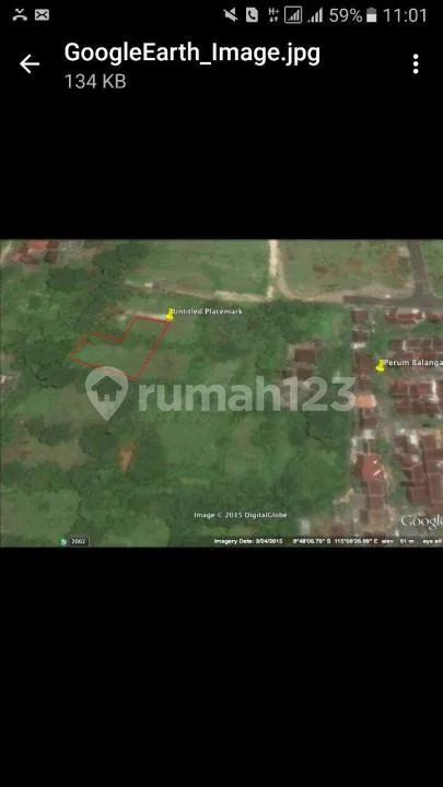 Murah! Tanah 14 Are Dekat Pantai Balangan - Image 2 of 4