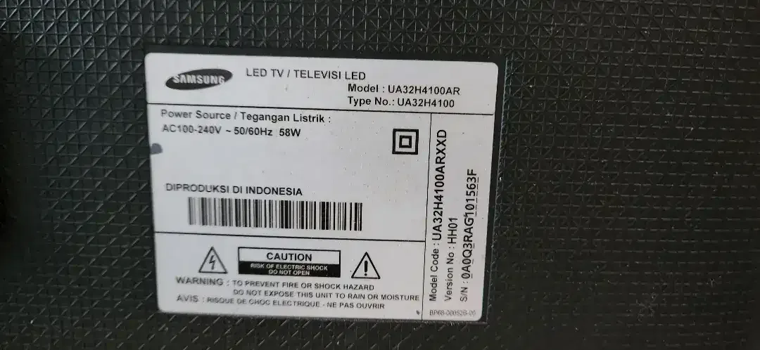 TV Samsung Kondisi Baik Berfungsi plus Remote - Image 2 of 4