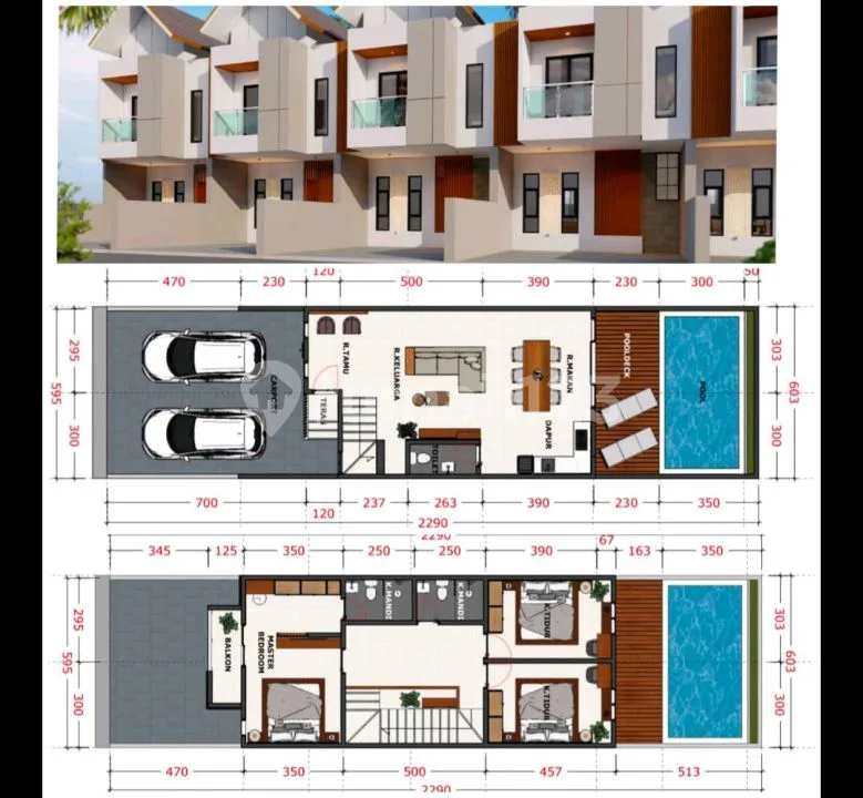 Rumah 2 Lantai Gatsu Tengah Denpasar Bali - Image 2 of 4