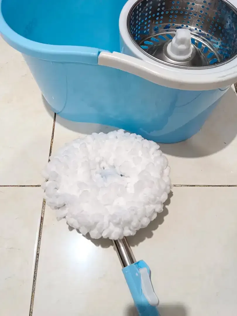Alat Pel Lantai Stainless Super Mop Ember Pencuci Putar kap 2-3L - Image 6 of 8