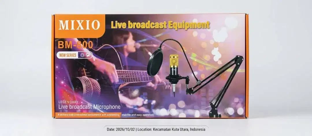 Paket Komplit Podcasting & Live Streaming (BM-800 + Soundcard V8 + Pha - Image 1 of 5