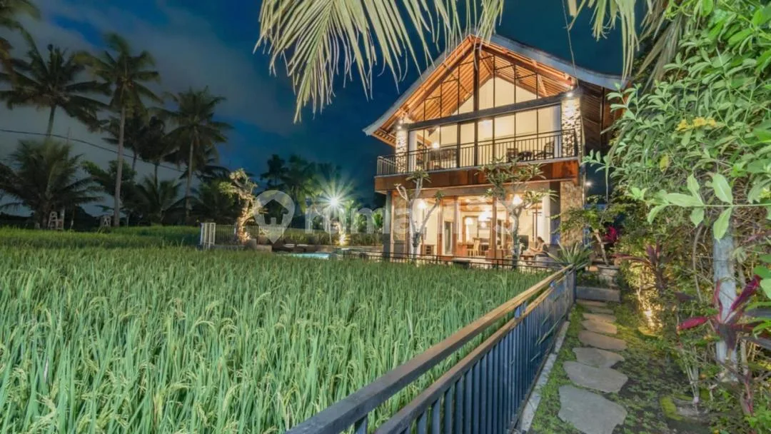 For Rent Villa Ubud Kemenuh View Of Rice Fields 3 Bedroom - Image 4 of 4