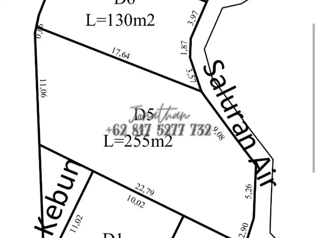 Dijual Tanah Langka Zona Kuning Kedungu Dekat Pantai - LSKT - Image 4 of 7
