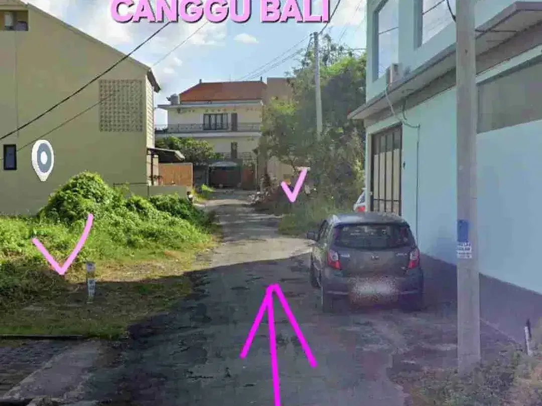 Jual tanah 1are & 1,77are PERERENAN CANGGU, jln sempol Badung Bali - Image 3 of 10